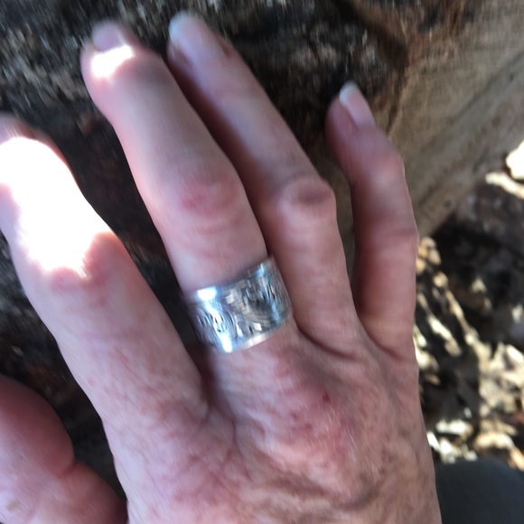 Fanning Jewelers Sterling Silver .925 Western Band - Picture 7 of 8